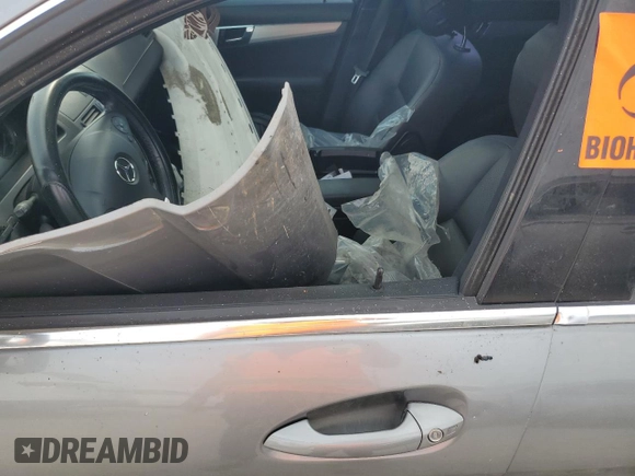 2008 Mercedes-Benz C 300 Sport with VIN WDDGF54X78F173353, listed as a Copart auction lot 59357975 with Not provided miles and Salvage title. Bid and sale history available at DreamBid. Image 8.