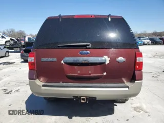 2010 Ford Expedition EL Eddie Bauer with VIN 1FMJK1J54AEA48292, listed as a Copart auction lot 49781405 with 0 mi miles and Salvage Title. Bid and sale history available at carsss.com. Image 6.
