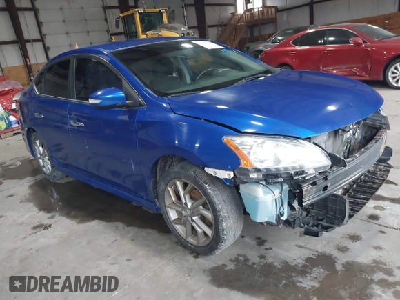 2015 Nissan Sentra S with VIN 3N1AB7AP1FY324823, listed as a IAAI auction lot 41523385 with 159,060 mi miles and . Bid and sale history available at DreamBid. Image 1.