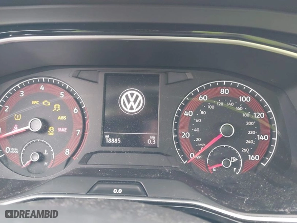 2019 Volkswagen Jetta S with VIN 3VWC57BU7KM179223, listed as a IAAI auction lot 41857863 with 18,885 mi miles. Bid and sale history available at carsss.com. Image 7.