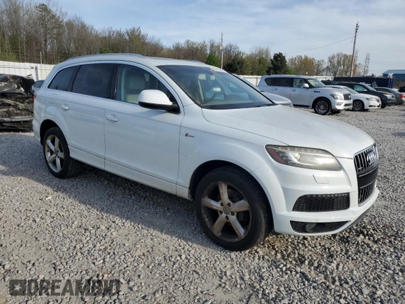 2013 Audi Q7 3.0T S line Prestige with VIN WA1DGAFEXDD000599, listed as a Copart auction lot 50813085 with 178,448 mi miles and Clean Title. Bid and sale history available at carsss.com. Image 4.