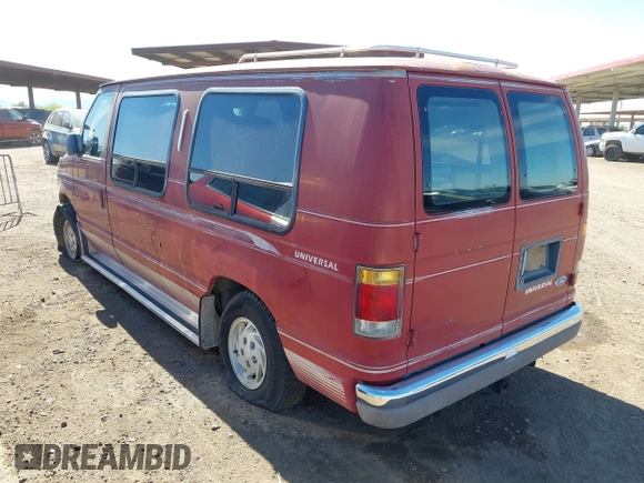 1993 Ford Econoline Cargo with VIN 1FDEE14N0PHA45059, listed as a IAAI auction lot 41881561 with Not Provided miles and . Bid and sale history available at carsss.com. Image 3.