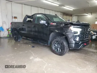 2022 Chevrolet Silverado 1500 LT Trail Boss with VIN 3GCUDFEL9NG599365, listed as a Copart auction lot 82362114 with 13,288 mi miles and Salvage Title. Bid and sale history available at DreamBid. Image 4.