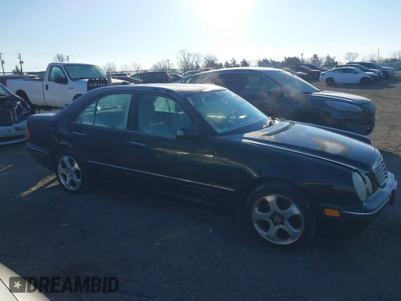 2002 Mercedes-Benz E-Class with VIN WDBJF65J32B485019, listed as a IAAI auction lot 41388188 with 119,417 mi miles. Bid and sale history available at carsss.com. Image 13.