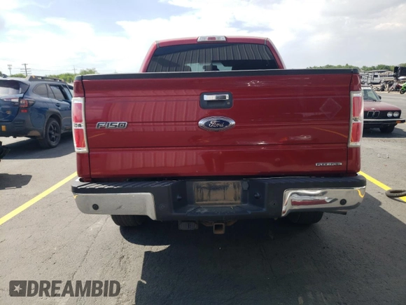 2013 Ford F-150 XL with VIN 1FTFW1EF2DKD00371, listed as a Copart auction lot 57338915 with 158,363 mi miles and Salvage title. Bid and sale history available at DreamBid. Image 6.