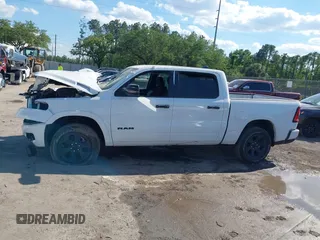 2025 Ram 1500 Big Horn with VIN 1C6SRFFP7SN564294, listed as a IAAI auction lot 41875982 with 2,495 mi miles and . Bid and sale history available at DreamBid. Image 13.