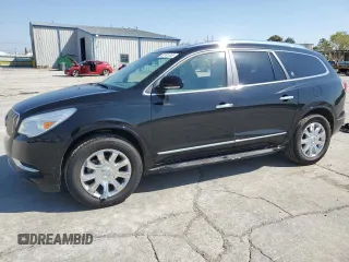 2017 Buick Enclave Leather with VIN 5GAKRBKD7HJ313466, listed as a Copart auction lot 52181345 with 81,552 mi miles and Salvage Title. Bid and sale history available at carsss.com. Image 1.