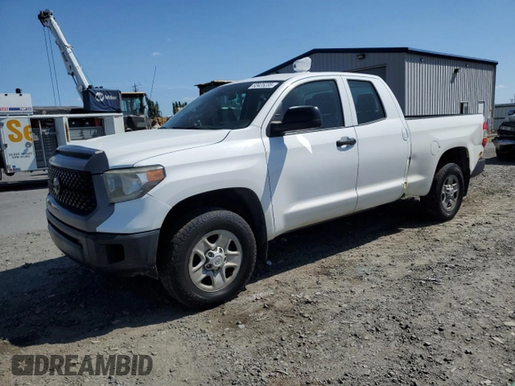 2018 Toyota Tundra SR with VIN 5TFUM5F16JX077659, listed as a Copart auction lot 63425235 with 220,170 mi miles and Clean title. Bid and sale history available at DreamBid. Image 1.