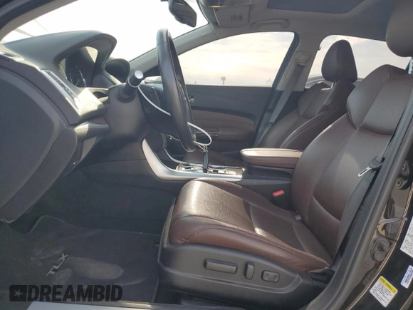 2015 Acura TLX V6 with VIN 19UUB2F32FA009747, listed as a Copart auction lot 55556435 with 83,592 mi miles and Salvage title. Bid and sale history available at DreamBid. Image 7.