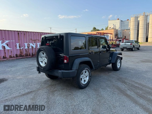 2015 Jeep Wrangler Unlimited Sport with VIN 1C4BJWDG8FL502570, listed as a Copart auction lot 65854505 with 120,541 mi miles and Clean title. Bid and sale history available at DreamBid. Image 4.