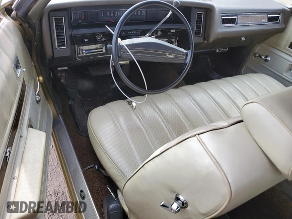 1972 Chevrolet Impala z VIN 1M47H2T190563, wystawiony jako Copart lot #46505275 z przebiegiem 95 137 mil mil oraz Czysty tytuł • Clean title. Historia ofert i sprzedaży dostępna na DreamBid. Obrazek 8.