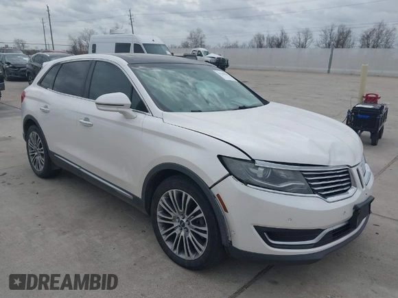 2016 Lincoln MKX Reserve with VIN 2LMPJ6LP8GBL33580, listed as a IAAI auction lot 41749632 with 100,579 mi miles. Bid and sale history available at carsss.com. Image 1.
