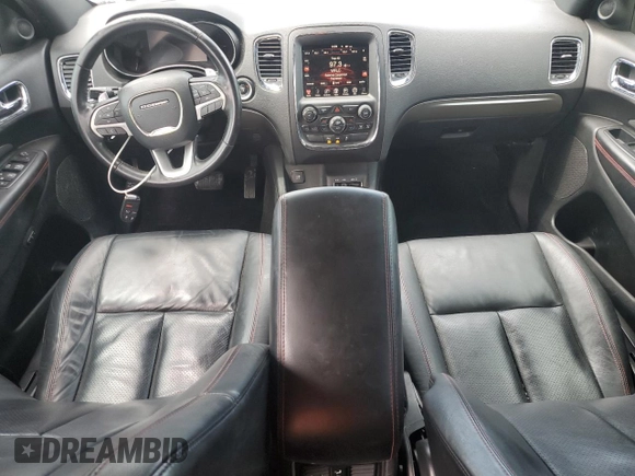 2015 Dodge Durango R/T with VIN 1C4SDHCT1FC891781, listed as a Copart auction lot 62664555 with 107,573 mi miles and Salvage title. Bid and sale history available at DreamBid. Image 8.