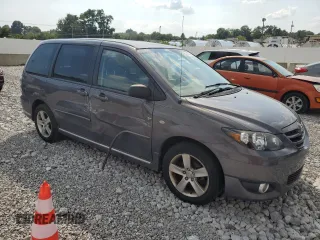 2006 Mazda MPV ES with VIN JM3LW28J360563841, listed as a Copart auction lot 68528504 with 141,235 mi miles and Salvage Title. Bid and sale history available at carsss.com. Image 4.