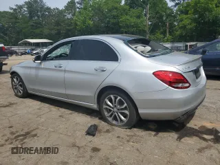 2017 Mercedes-Benz C 300 with VIN WDDWF4JB2HR253222, listed as a Copart auction lot 56388125 with 105,591 mi miles and Salvage title. Bid and sale history available at DreamBid. Image 2.