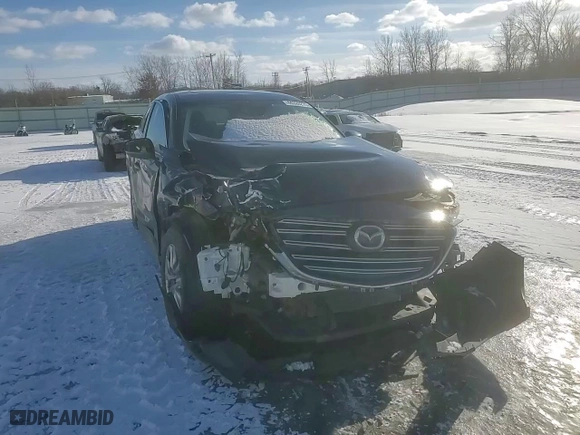 2016 Mazda CX-9 Touring with VIN JM3TCBCY4G0120497, listed as a Copart auction lot 44320275 with 0 mi miles and Salvage Title. Bid and sale history available at carsss.com. Image 11.