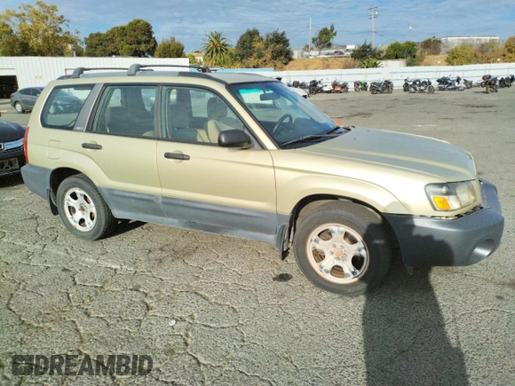 2003 Subaru Forester X with VIN JF1SG63683H737806, listed as a Copart auction lot 78750074 with 109,099 mi miles and Salvage Title. Bid and sale history available at carsss.com. Image 4.