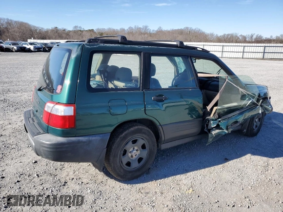 2001 Subaru Forester L with VIN JF1SF63541G751912, listed as a Copart auction lot 45462225 with 0 mi miles and Salvage Title. Bid and sale history available at carsss.com. Image 3.