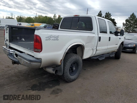 2002 Ford Super Duty F-250 XL with VIN 1FTNW21FX2EB12653, listed as a Copart auction lot 68732594 with 282,115 mi miles and Salvage Title. Bid and sale history available at carsss.com. Image 3.