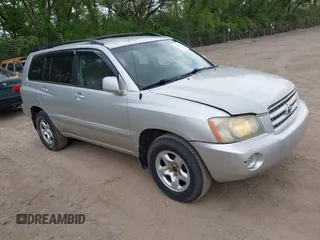 2003 Toyota Highlander z VIN JTEGD21A430071322, wystawiony jako IAAI lot #42187555 z przebiegiem 209 268 mil mil oraz . Historia ofert i sprzedaży dostępna na DreamBid. Obrazek 1.