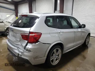 2014 BMW X3 xDrive35i z VIN 5UXWX7C54E0E77822, wystawiony jako Copart lot #58406865 z przebiegiem 107 753 mil mil oraz Szkoda całkowita • Salvage title. Historia ofert i sprzedaży dostępna na DreamBid. Obrazek 3.