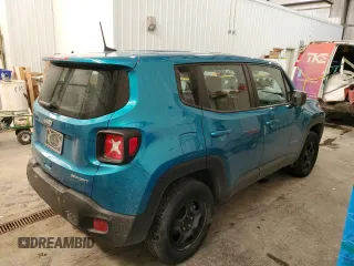 2022 Jeep Renegade Sport with VIN ZACNJDA11NPN65003, listed as a Copart auction lot 45895355 with 45,247 mi miles and Clean title. Bid and sale history available at DreamBid. Image 3.