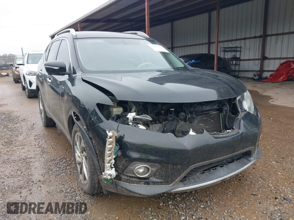 2014 Nissan Rogue SV with VIN 5N1AT2MT0EC811665, listed as a IAAI auction lot 38881831 with 97,896 mi miles and . Bid and sale history available at carsss.com. Image 6.