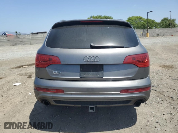 2011 Audi Q7 S line with VIN WA1DGAFE7BD007510, listed as a Copart auction lot 57494655 with 146,779 mi miles and Salvage title. Bid and sale history available at DreamBid. Image 6.