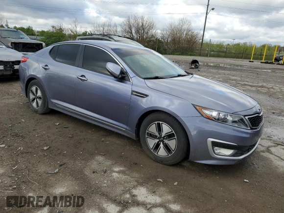 2012 Kia Optima Hybrid with VIN KNAGM4AD5C5027582, listed as a Copart auction lot 53767245 with 149,026 mi miles and Clean Title. Bid and sale history available at carsss.com. Image 4.