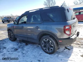 2021 Ford Bronco Sport Outer Banks with VIN 3FMCR9C66MRA68764, listed as a Copart auction lot 45428235 with 42,947 mi miles and Salvage Title. Bid and sale history available at carsss.com. Image 2.