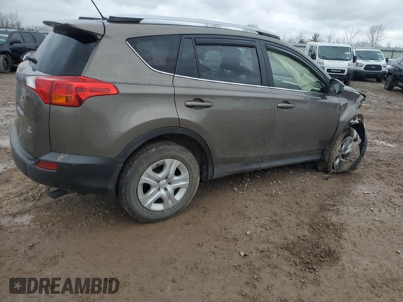 2015 Toyota RAV4 LE with VIN JTMBFREV3FD174002, listed as a Copart auction lot 53179145 with 101,877 mi miles and Salvage Title. Bid and sale history available at carsss.com. Image 3.