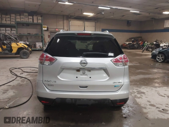 2014 Nissan Rogue S with VIN 5N1AT2MV7EC753510, listed as a IAAI auction lot 41510389 with 124,843 mi miles. Bid and sale history available at carsss.com. Image 16.