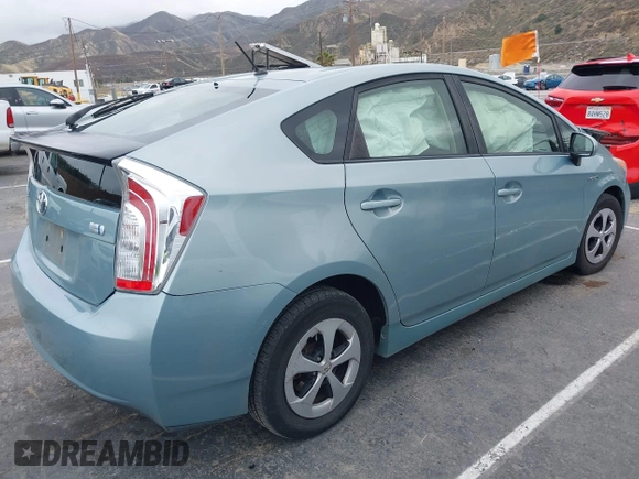 2014 Toyota Prius Four with VIN JTDKN3DU5E1851219, listed as a IAAI auction lot 41806545 with 185,735 mi miles. Bid and sale history available at carsss.com. Image 4.