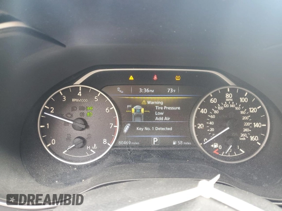 2018 Nissan Maxima S z VIN 1N4AA6AP2JC376348, wystawiony jako Copart lot #57716175 z przebiegiem 80 469 mil mil oraz Szkoda całkowita • Salvage title. Historia ofert i sprzedaży dostępna na DreamBid. Obrazek 9.