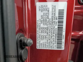 2021 Honda CR-V Touring z VIN 7FART6H96ME037070, wystawiony jako Copart lot #60664755 z przebiegiem 35 694 mil mil oraz Szkoda całkowita • Salvage title. Historia ofert i sprzedaży dostępna na DreamBid. Obrazek 14.