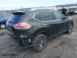 2016 Nissan Rogue SV with VIN 5N1AT2MV0GC856643, listed as a IAAI auction lot 41887299 with 174,382 mi miles. Bid and sale history available at carsss.com. Image 4.
