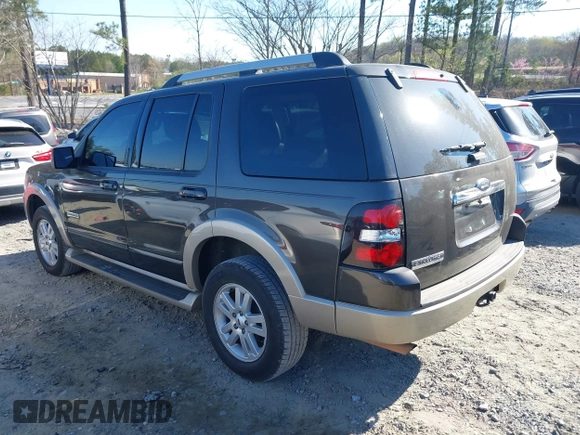 2007 Ford Explorer Eddie Bauer with VIN 1FMEU64E97UA35542, listed as a IAAI auction lot 41879471 with 128,766 mi miles and . Bid and sale history available at DreamBid. Image 3.