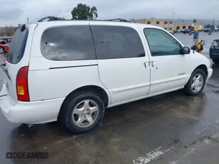 1999 Nissan Quest GXE with VIN 4N2XN11T7XD806349, listed as a IAAI auction lot 41802171 with 154,526 mi miles. Bid and sale history available at carsss.com. Image 4.