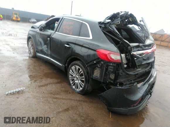 2016 Lincoln MKX Reserve with VIN 2LMTJ8LR2GBL35403, listed as a IAAI auction lot 41941607 with 0 mi miles. Bid and sale history available at carsss.com. Image 3.