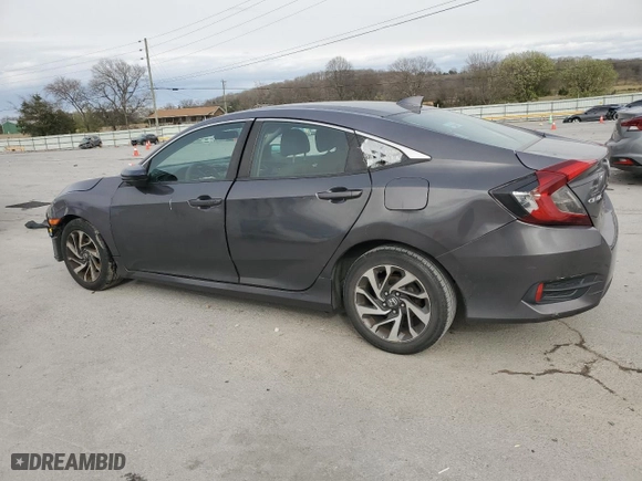 2017 Honda Civic Sedan EX with VIN 19XFC2F72HE051794, listed as a Copart auction lot 49800715 with 231,818 mi miles and Salvage Title. Bid and sale history available at carsss.com. Image 2.