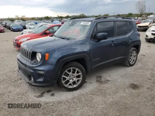 2021 Jeep Renegade Latitude z VIN ZACNJCBB2MPM41497, wystawiony jako Copart lot #71452834 z przebiegiem 72 142 mil mil oraz Szkoda całkowita • Salvage title. Historia ofert i sprzedaży dostępna na DreamBid. Obrazek 1.