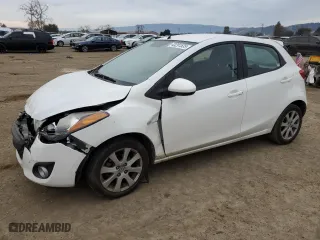 2012 Mazda Mazda2 Touring with VIN JM1DE1LZ1C0140095, listed as a Copart auction lot 43291535 with 102,170 mi miles and Salvage Title. Bid and sale history available at carsss.com. Image 1.