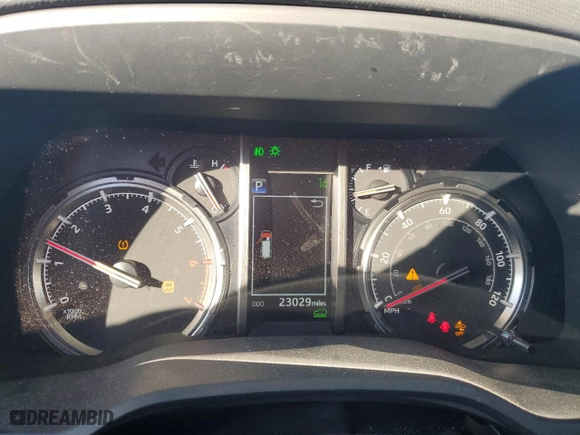 2023 Toyota 4Runner TRD Off Road with VIN JTEPU5JR4P6104507, listed as a Copart auction lot 42563345 with 23,029 mi miles and Salvage Title. Bid and sale history available at carsss.com. Image 9.