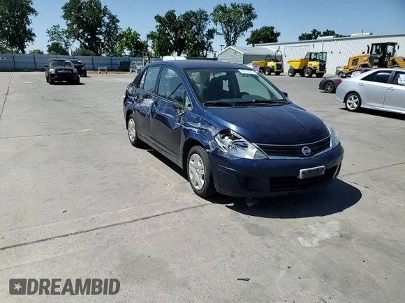 2010 Nissan Versa S with VIN 3N1BC1AP4AL362129, listed as a Copart auction lot 58755525 with 121,878 mi miles and Salvage title. Bid and sale history available at DreamBid. Image 13.