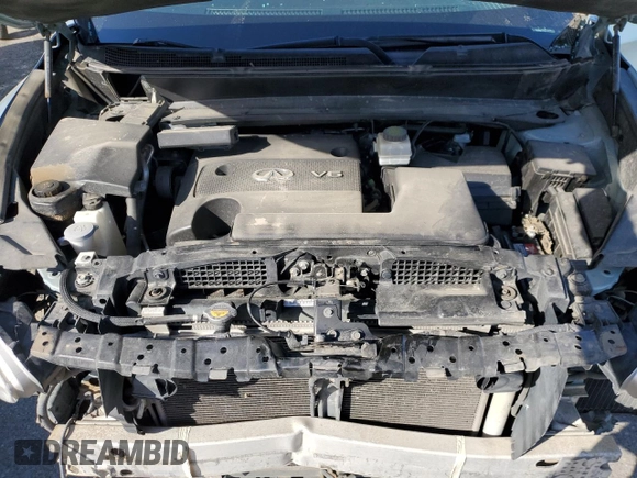 2013 Infiniti JX35 with VIN 5N1AL0MM8DC339713, listed as a Copart auction lot 50605525 with 106,036 mi miles and Salvage Title. Bid and sale history available at carsss.com. Image 12.
