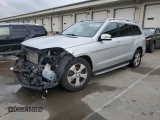 2017 Mercedes-Benz GLS 450 z VIN 4JGDF6EE2HA797022, wystawiony jako Copart lot #62583815 z przebiegiem 96 319 mil mil oraz Szkoda całkowita • Salvage title. Historia ofert i sprzedaży dostępna na DreamBid. Obrazek 1.