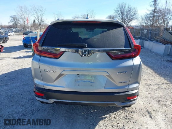 2020 Honda CR-V Touring with VIN 2HKRW2H92LH608050, listed as a IAAI auction lot 41431224 with 52,678 mi miles and . Bid and sale history available at DreamBid. Image 16.