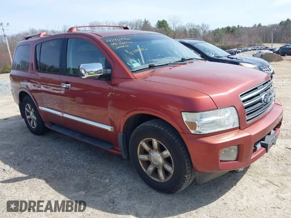 2004 Infiniti QX56 with VIN 5N3AA08C24N803775, listed as a IAAI auction lot 41909960 with 238,887 mi miles. Bid and sale history available at carsss.com. Image 1.