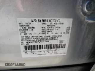 2020 Ford Explorer with VIN 1FMSK7BH7LGC27935, listed as a Copart auction lot 87263724 with 146,920 mi miles and Salvage Title. Bid and sale history available at carsss.com. Image 13.