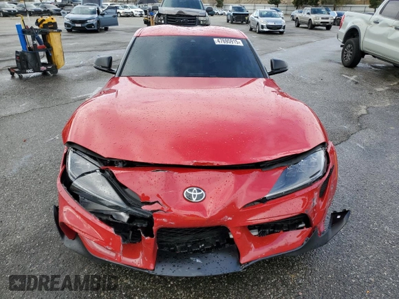 2024 Toyota Supra 3.0 with VIN WZ1DB0G08RW067779, listed as a Copart auction lot 47695915 with Not provided miles and Salvage title. Bid and sale history available at DreamBid. Image 5.
